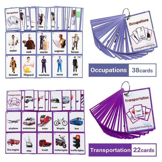 Variety of Flash Cards