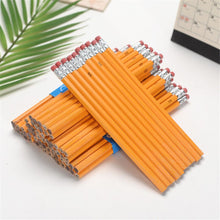 Load image into Gallery viewer, Yellow Wooden Pencil Set
