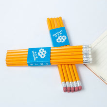 Load image into Gallery viewer, Yellow Wooden Pencil Set
