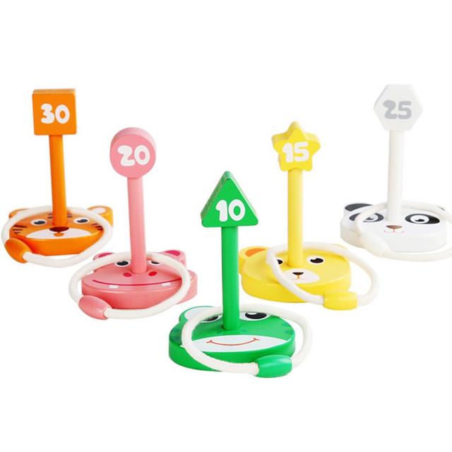 Wooden Ring Toss Game